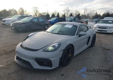 2020 Porsche 718 Cayman Gt4 z USA, uszkodzony, nr VIN WP0AC2A89LS289416